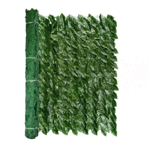 Rollo malla de hojas verde oscuro 2x1m