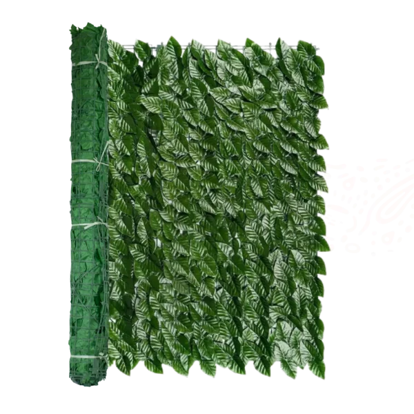 Rollo malla de hojas verde oscuro 2x1m