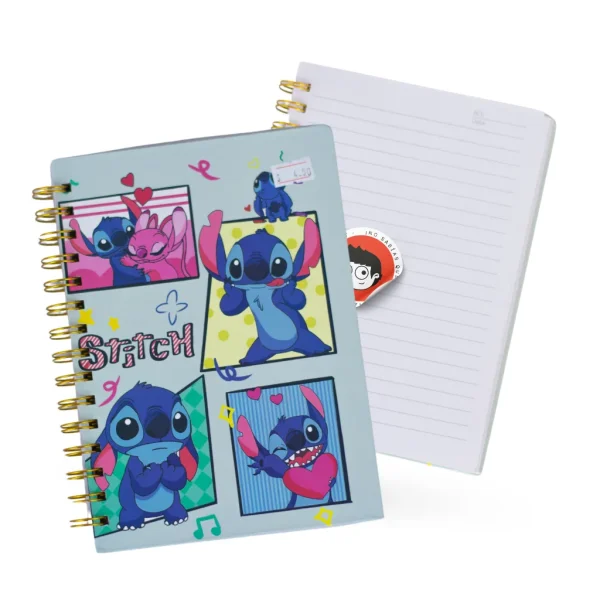 Cuaderno Espiral Stitch Diseños