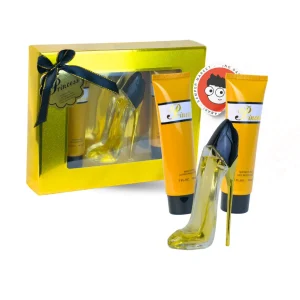 Set Princess Amarillo - Perfume, Crema Y Gel