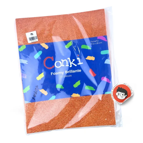 Papel Foamy carta con brillo
