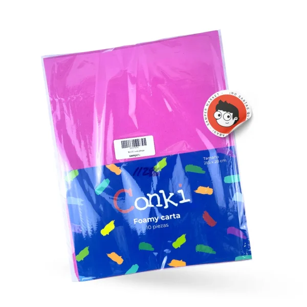Papel Foamy conki tamaño carta