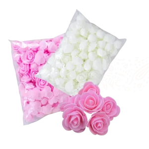 Rosa artificial de foamy 100 Pcs