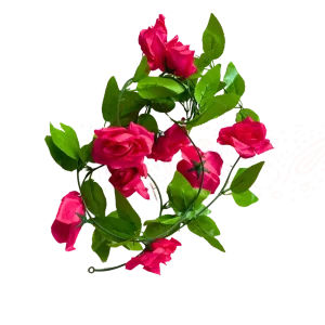 Guirnalda de rosas artificial