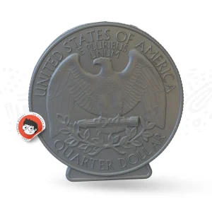 Alcancía de moneda plástica
