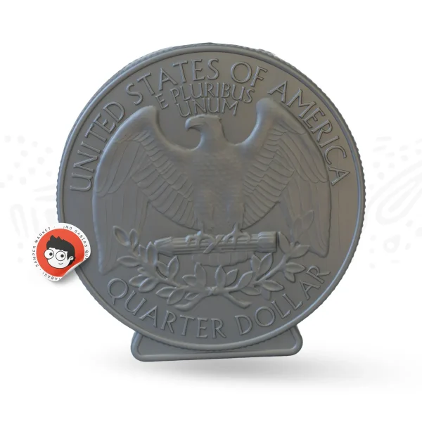 Alcancía de moneda plástica
