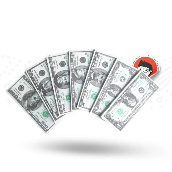 Paquete de billetes para tareas