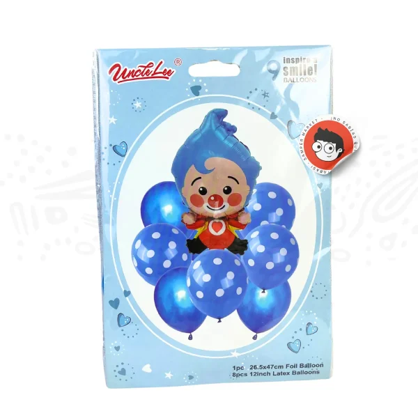 Set De Globo Payaso plim plim  9pcs