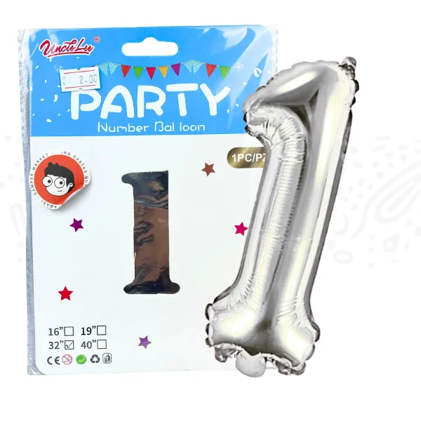 Globos Foil Numeros Variedad 32 Pulgadas - Imagen 2