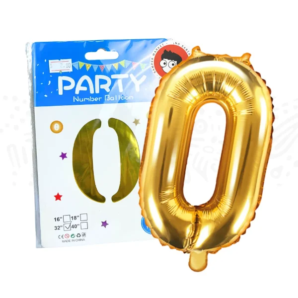 Globos Foil Numeros Variedad 32 Pulgadas