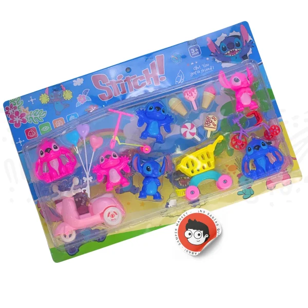 Set De Juguetes Stitch 16 piezas