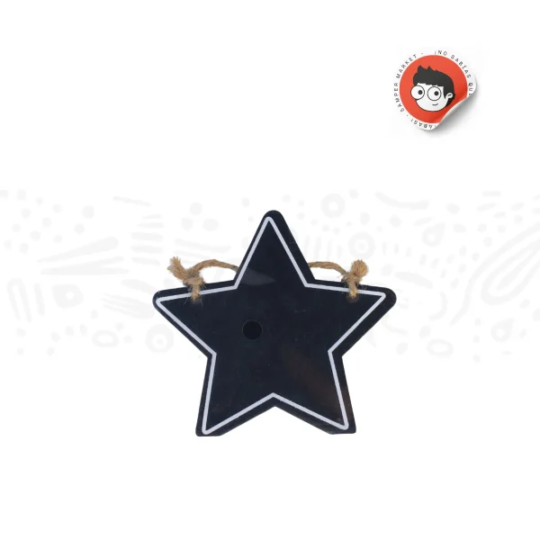 Estrella decorativa de Madera Pequeña