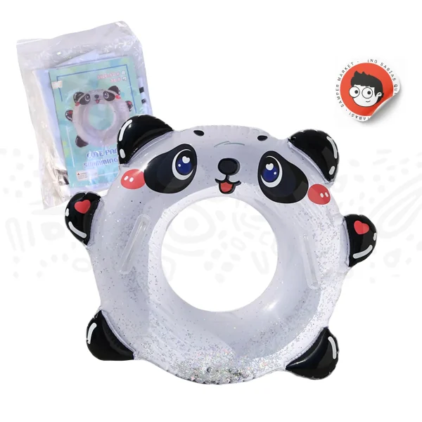 Flotador De Panda Con Brillo 70cm