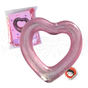 Flotador Brillo Corazón 120cm