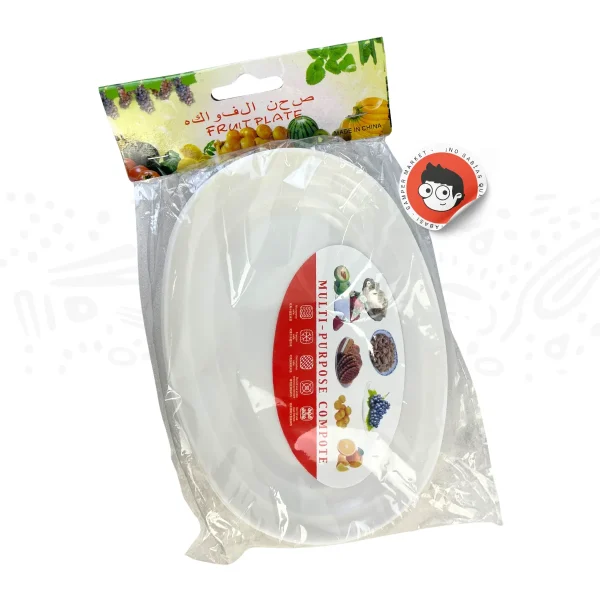 Set De Platos Ovalados 8 Pcs