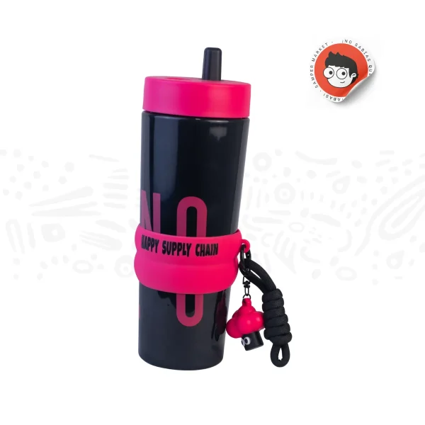 Vaso Con Accesorios Plástico Oseno