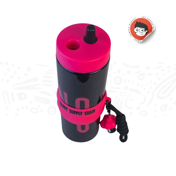 Vaso Con Accesorios Plástico Oseno - Imagen 2
