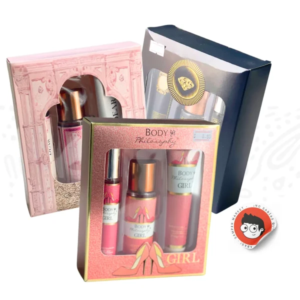 6 minikits de perfume, crema y splash