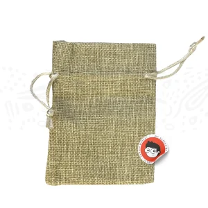 Docena de bolsa de yute 9x12cm