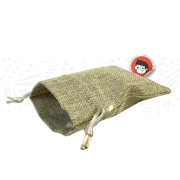 Docena  de bolsa de yute 9x12cm