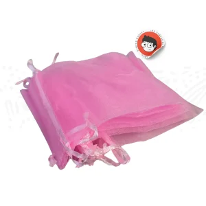 docena de bolsa de Organza 12x17 Cm mediana
