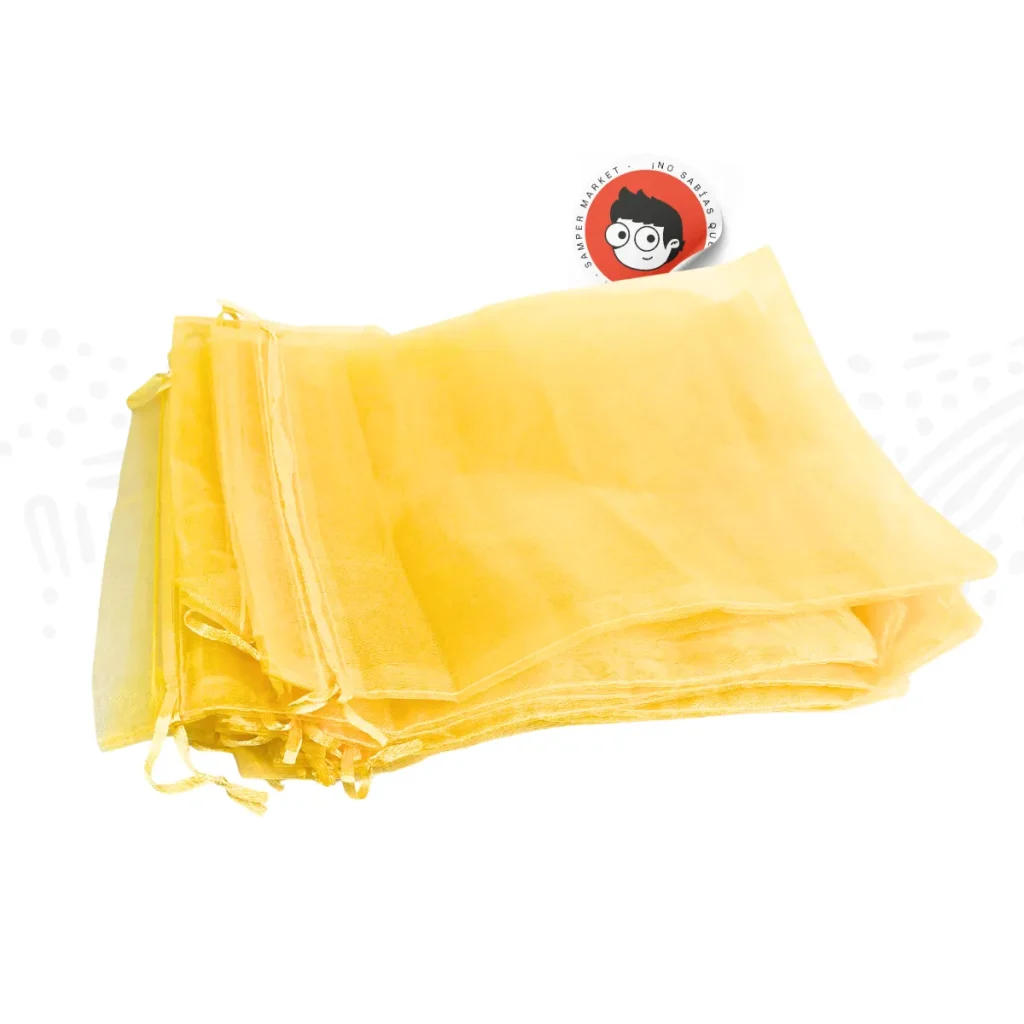 Docena de bolsa de Organza 12×17 Cm mediana