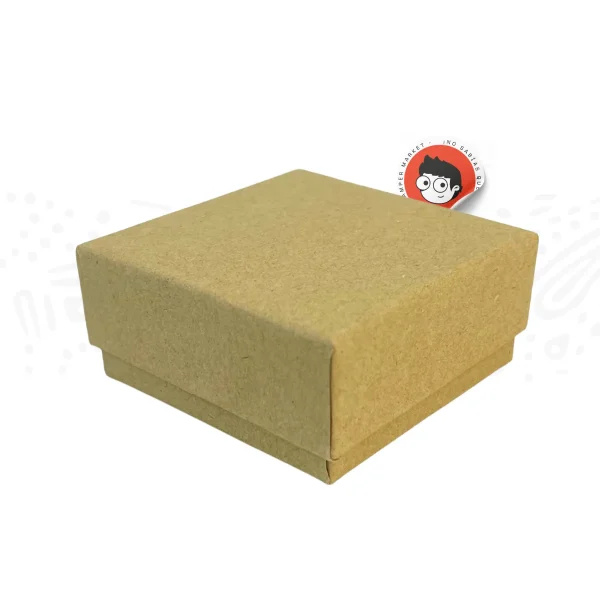 Caja Kraft Pequeña 7x7 cm - Imagen 2