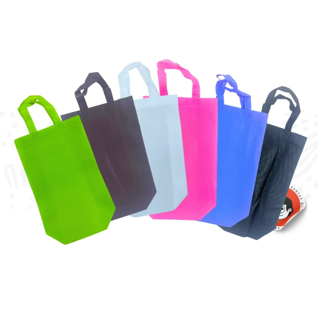 Docena de bolsas reciclables 25x38 cm
