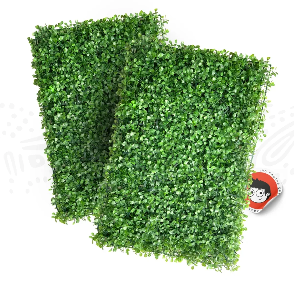 Docena de paneles hiedra artificial verde 60 x 40 cm