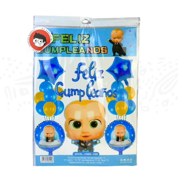 Paquete Globos Jefe En Pañales