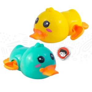 Dúo de patitos nadadores para bañera