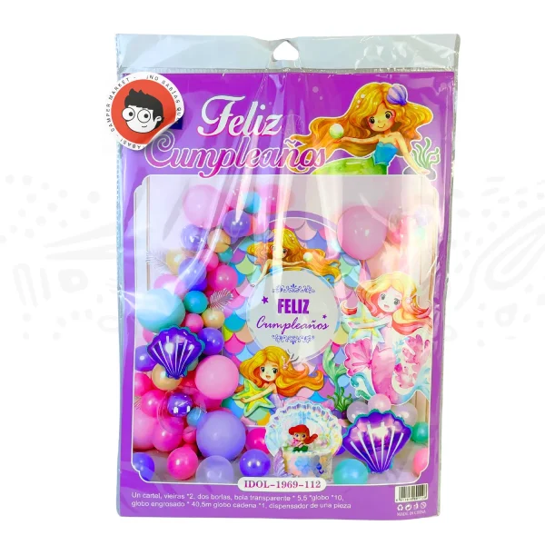Paquete De Globos Sirena