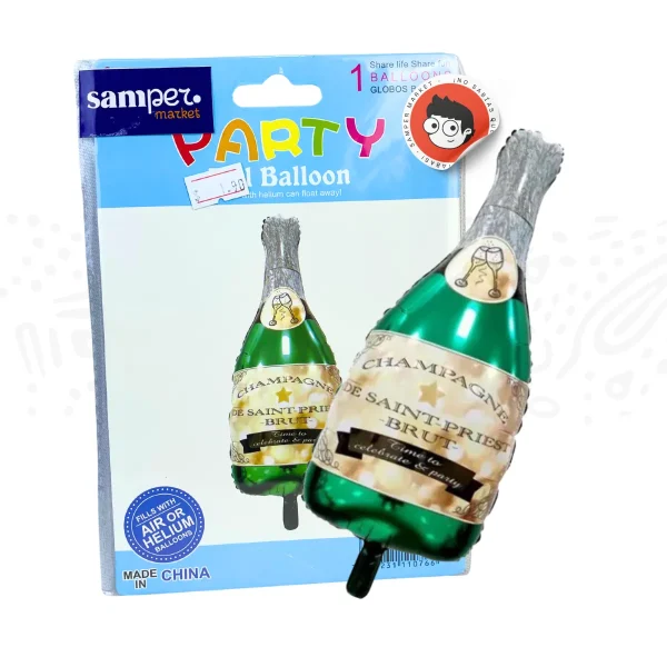 Globo Botella Champagne 103 Cm Saint Priest