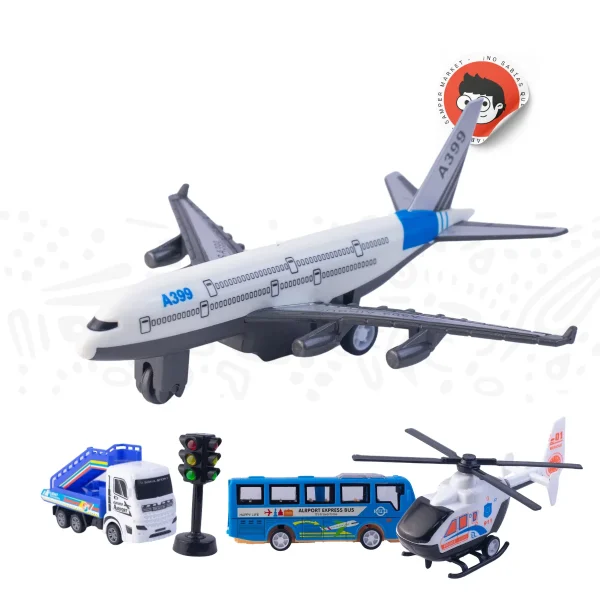 Set De Aviación de juguete 11 Pcs