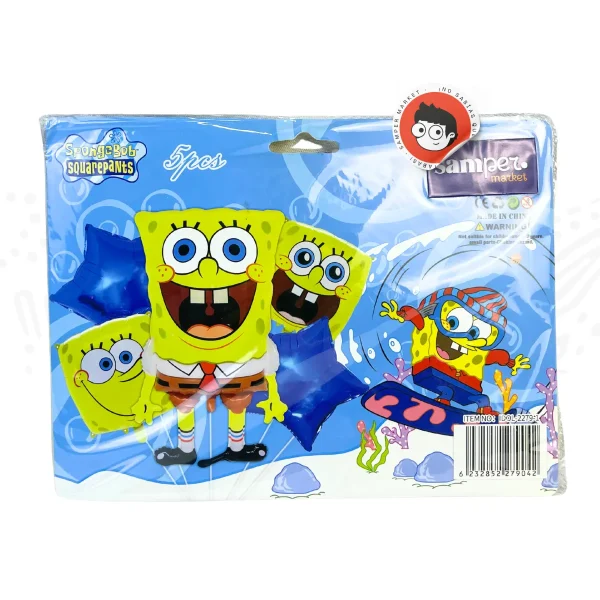 Set De Globos Bob Esponja 6 Pcs