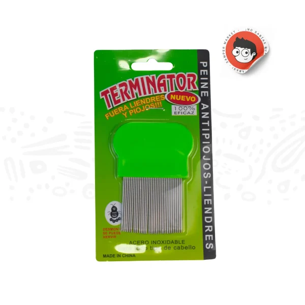 Peine Metálico Terminator Para Piojos - Imagen 3