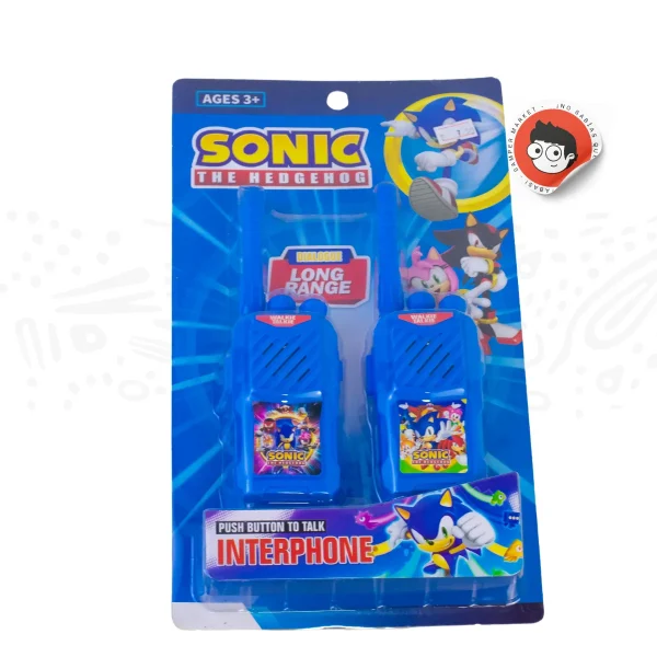 Walkie Talkie Sonic 2 pcs - Imagen 3