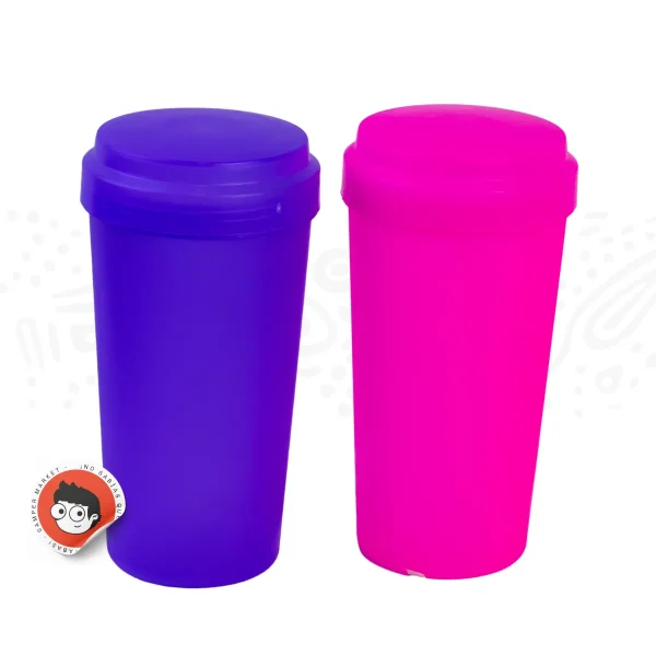Vaso Plástico Escolar Con Taparosca