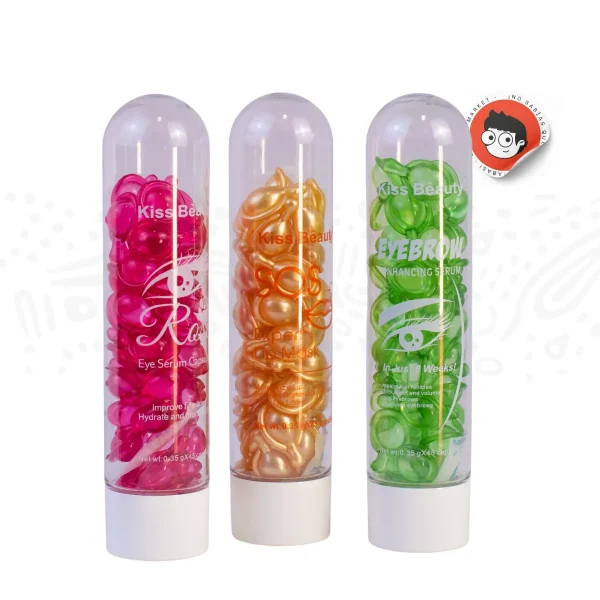 Kit de 3 serums faciales: Ojeras, cejas y labios - Imagen 2