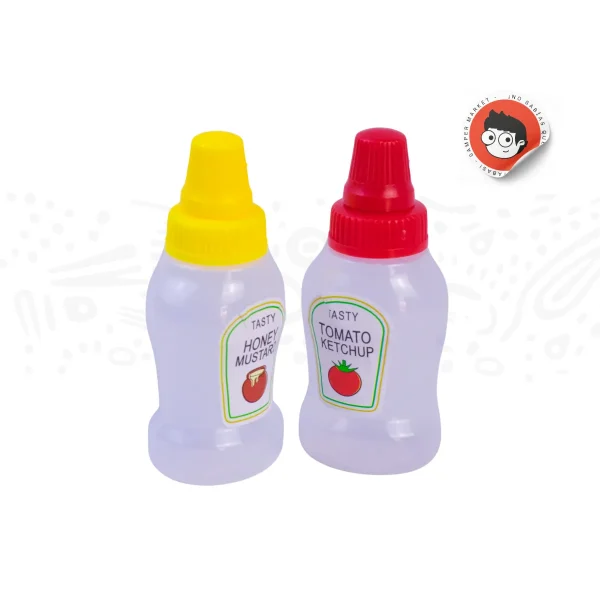 Mini Botella De Salsa - Ketchup Mostaza - Imagen 2