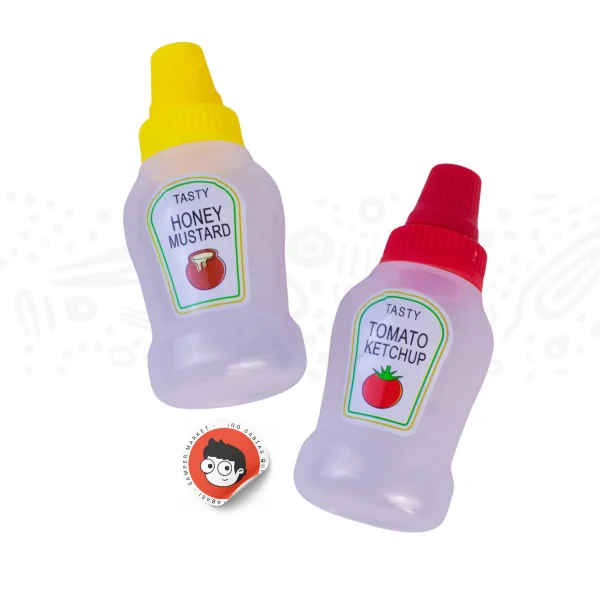 Mini Botella De Salsa - Ketchup Mostaza
