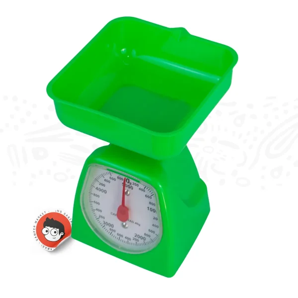 Báscula de alimentos 5kg plástica - Imagen 3