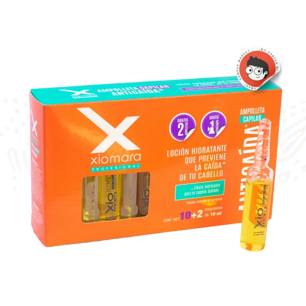 Ampolleta para cabello Xiomara Anticaída 10ml - Imagen 2