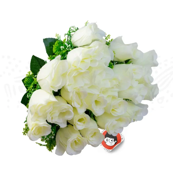 Ramo de 24 rosas 45cm - Imagen 3