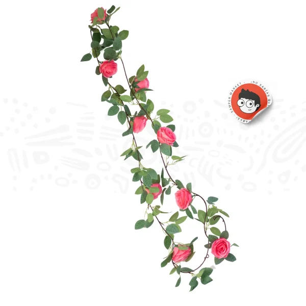 Guirnalda de rosas 2.30 metros - Imagen 5