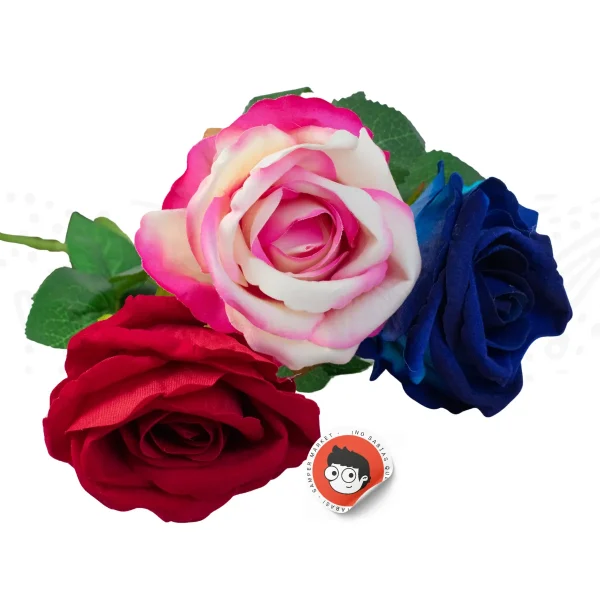 Rosa Individual Varita 50cm - Imagen 2