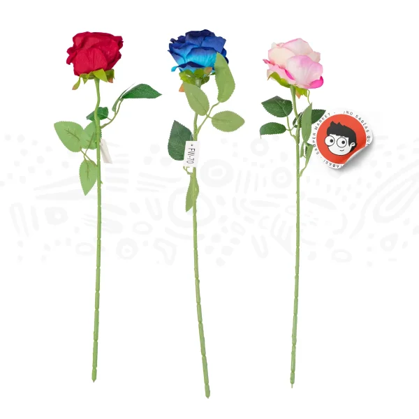 Rosa Individual Varita 50cm