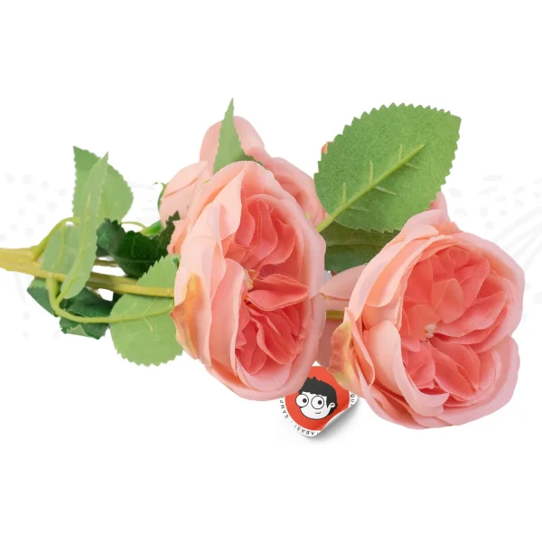 Vara de 6 peonias y capullo 60cm - Imagen 4