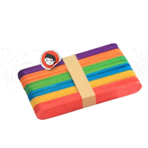 Paletas de colores de madera 11cm