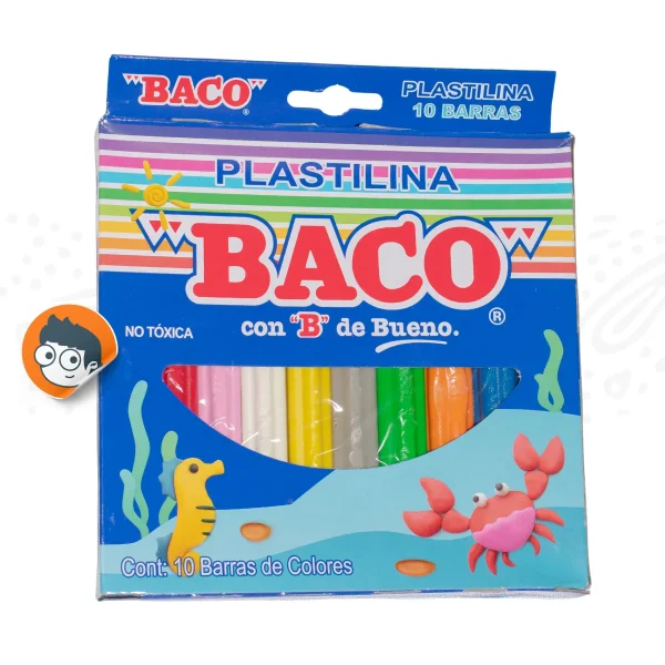 Plastilina (Caja c/10) Baco